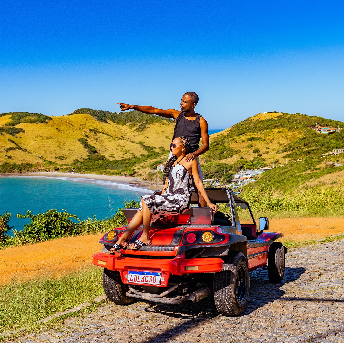 Private buggy tour in Búzios — exclusive vehicle for your group only with local guide covering 8 beaches and 3 viewpoints